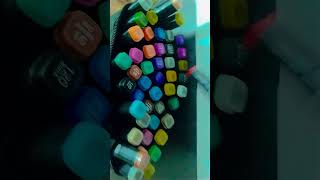 Unboxing of marker pen homemadefrindshipband art music drawing boll [upl. by Naaman]