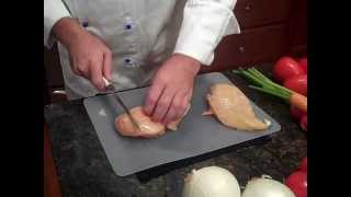 Cutting Chicken With The Carver Boner Knife  RadaCutlerycom [upl. by Adnert]