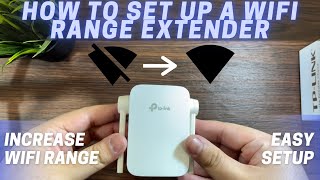 How to set up a WiFi Extender  Increase your WiFi Range  ANY WiFi Range Extender and Booster [upl. by Ehsiom368]