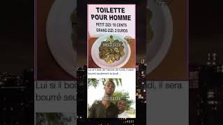 Toilette homme😭meme drole viralvideo [upl. by Conover]