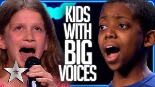 They may be small but these kids have HUGE voices  Auditions  Britains Got Talent [upl. by Naivatco]