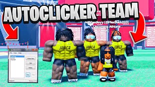 WE USED AUTO CLICKERS TO BECOME THE FASTEST TEAM IN ROBLOX TRACK AND FIELD INFINITE [upl. by Lisan]