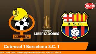 Libertadores2024 Cobresal vs Barcelona SC [upl. by Yecnuahc]