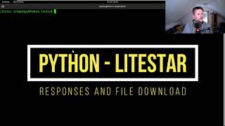 Python  Litestar  Responses and File Download [upl. by Kraska185]