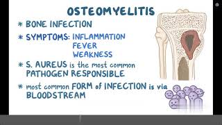 Osteomyelitis  Causes Symptoms Diagnosis amp Treatment Pathology [upl. by Desai]