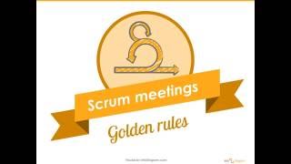 How to do Scrum Meeting Gold Rules PowerPoint Presentation [upl. by Danielson751]