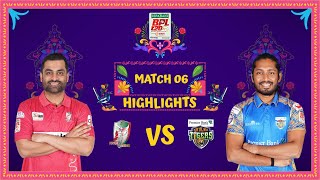 Match 06  Highlights  Fortune Barishal vs Khulna Tigers [upl. by Morse431]