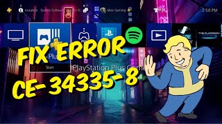 How To Fix PS4 Error CE343358  Cannot Access System Storage Issue  2022 [upl. by Nort]