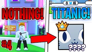 TRADING FROM NOTHING TO TITANIC PET IN PET SIMULATOR 99 Episode 4 [upl. by Buzz]