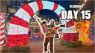 ICE SKATING AT THE JACK FROST POPUP IN CHICAGO  VLOGMAS DAY 15 [upl. by Anniroc45]