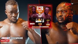 Modou Lo vs Siteu  Suivez le dernier face à face avant le Grand Choc TRIPLEX [upl. by Ahsikahs]