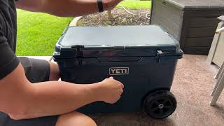 YETI Tundra Haul Portable Wheeled Cooler Review Worth It or Nah [upl. by Berte709]