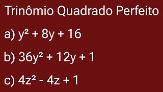 🚀 TRINÔMIO QUADRADO PERFEITO SIMPLIFICANDO a ÁLGEBRA [upl. by Cerracchio865]