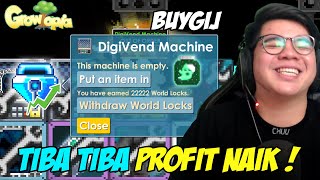 DILUAR NALAR  KOK TIBA TIBA BUYGIJ SE PROFIT INI   Growtopia Indonesia [upl. by Asselem842]