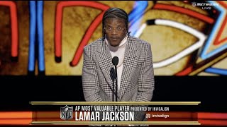 Lamar Jackson wins NFL MVP [upl. by Mcgruter672]