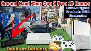 New Condition Xbox one S Games loaded  Free 15 Games Xbox One S  Second hand Xbox one s Price [upl. by Calisa]