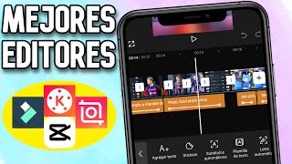 Las 5 MEJORES APLICACIONES Para EDITAR VIDEOS Desde Tu CELULAR ¡2024 [upl. by Bock15]