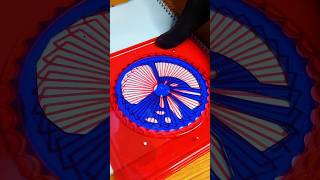 spirograph Cylex Multi colour art satisfying spirograph shorts [upl. by Jaquenette]