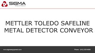 METTLER TOLEDO SAFELINE METAL DETECTOR CONVEYOR [upl. by Belicia]