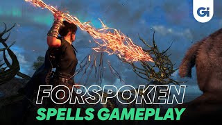 Forspoken Exclusive Spells and Combat Gameplay 4K [upl. by Doomham]