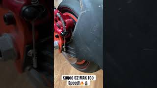 Top speed Kugoo G2 MAX🔥fypシ゚viral fyp electricscooter kugoo [upl. by Ellemrac]