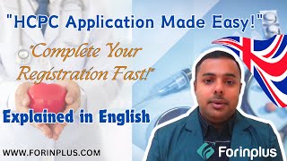 How to Apply to HCPC How to register HCPC UKHCPC Application Made Easy [upl. by Arykat]
