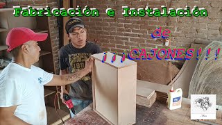 ¿Cómo fabricar e instalar cajones de MDF quotInstall MDF drawersquot🤔  Aries WoodWorking 🔨♈ [upl. by Paolo]