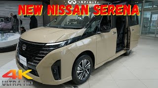 新型日産セレナハイウェイスターV 防水シート車2024年利休リキュウ  NEW 2024 NISSAN SERENA Highway STAR V  New Nissan Serena 2024 [upl. by Nostaw]