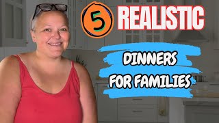 5 Realistic Dinners I Made My Family This Week [upl. by Trescha]