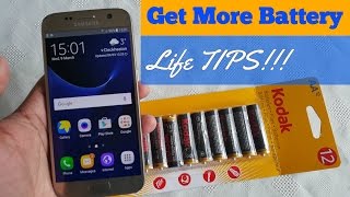 Samsung Galaxy S7S7 Edge Battery Power Saving Tips [upl. by Mosby]