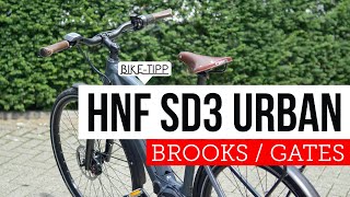 Das perfekte Pendler Fahrrad  HNF Nicolai SD3 Urban Bosch Pedelec Gates Riemen amp Enviolo eBike [upl. by Enihpled936]