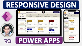 How to build Responsive Power Apps  Responsive Layouts Tabs Galleries amp Forms [upl. by Nerrual886]