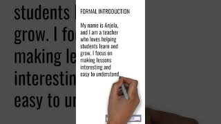 Formal Introduction in English  Learn How to Speak Confidently [upl. by Singh263]