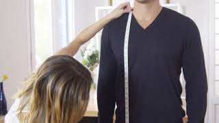 Measure Yourself for a Coat  How to Measure Coat Length [upl. by Eirbua660]