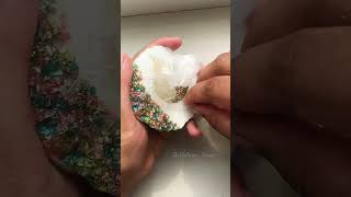 How to use latex in resin art✨🫶 [upl. by Annodal49]