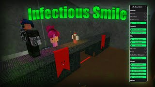 ROBLOX Infectious Smile Teleport Farm Coins God mode AntiInfect SCRIPT [upl. by Oeniri348]