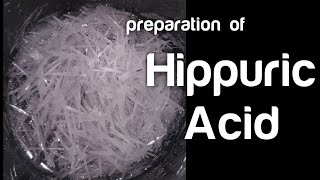 Hippuric Acid  Synthesis [upl. by Odlanyar]