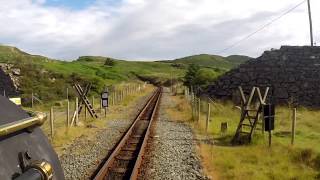 Ffestiniog Railway – Driver’s Eye View – Blaenau Ffestiniog to Porthmadog Wales [upl. by Enyleuqcaj]