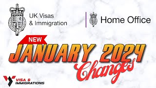 3 MAJOR CHANGES IN UK Visa Application Impact From January 2024  UK Immigration [upl. by Nyar]