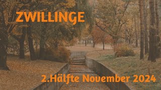 Zwillinge 2 Hälfte November 2024  fleißig fleißig [upl. by Jorie421]