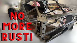 The Easiest DIY Sandblasting GGG Split Window Coupe Epi 20 [upl. by Eintirb]