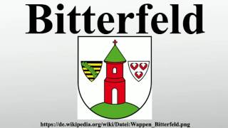 Bitterfeld [upl. by Moorefield483]