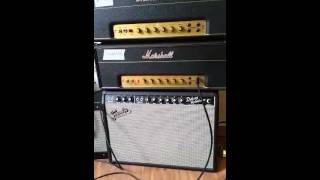 Marshall JTM 45 2245 30w head  Tubes shootout  Original 5881 X KT66 [upl. by Korella196]