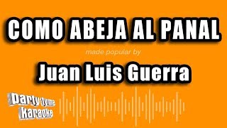 Juan Luis Guerra  Como Abeja Al Panal Versión Karaoke [upl. by Zeba707]