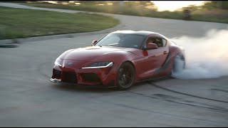 600hp MK5 Supra Burnout  part 2 [upl. by Atinele]