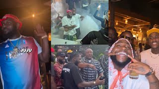 Davido joins Odumodublvck performs juju in France [upl. by Ydak]