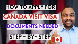 How To Apply For CANADA VISITOR VISA in 2024  Canada immigration 2024  Canada Tourist Visa STEPS [upl. by Jacy]