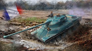 Tanks Blitz AMX 50 100 один из лучших ТТ на 8 лвл [upl. by Nnaarat]