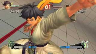 Ultras for Ibuki Makoto and Dudley in Super Street Fighter 4 [upl. by Kidd]