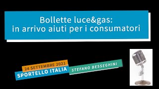 Bollette luceampgas in arrivo aiuti per i consumatori [upl. by Yemarej]